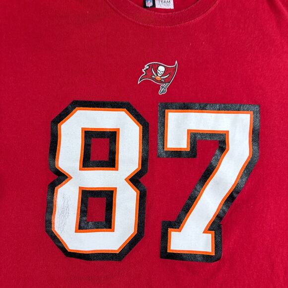 Tampa Bay Buccaneers Shirt Mens Extra Large Red NFL Football Rob Gronkowski #87 - Picture 3 of 10